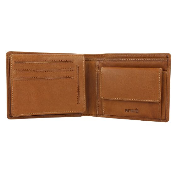 Greenburry Tornado Geldbörse RFID Schutz Leder 13 cm