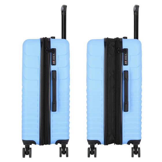 Cocoono Larnaka 4 Rollen Kofferset 3-teilig mit Dehnfalte