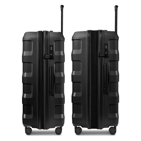 Redolz Pro PP 4 Rollen Trolley 77 cm mit Dehnfalte