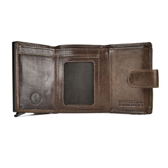 Greenburry Newport Geldbörse RFID Schutz Leder 9.5 cm