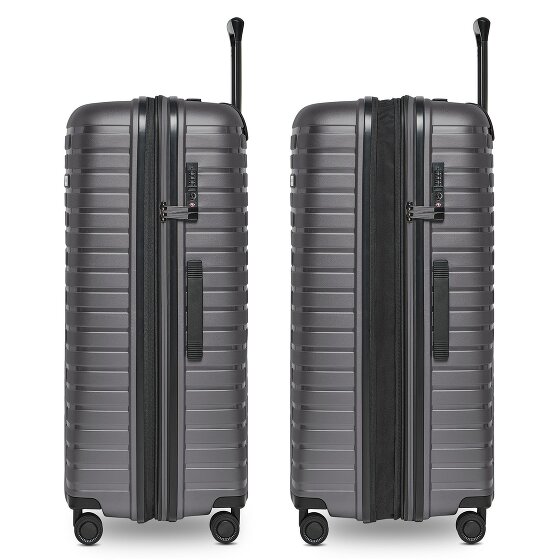 Pactastic Collection 04 THE LARGE + 4 Rollen Trolley L 75 cm mit Dehnfalte