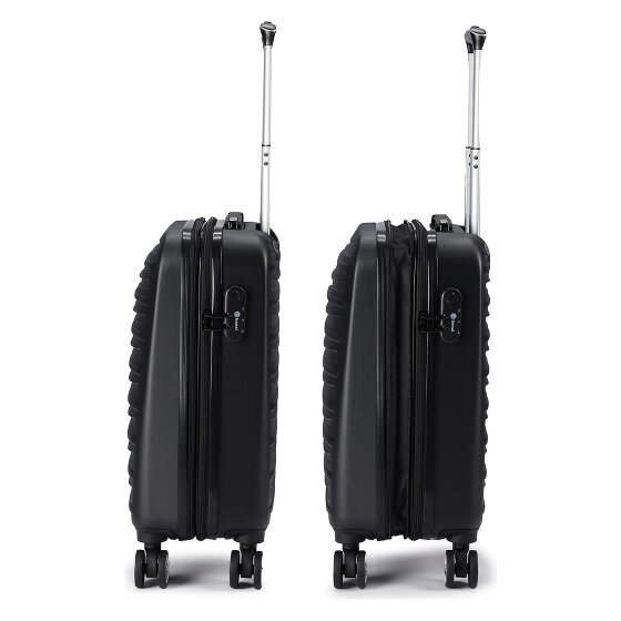 Benzi 5493 4 Rollen Kabinentrolley S 53 cm mit Dehnfalte