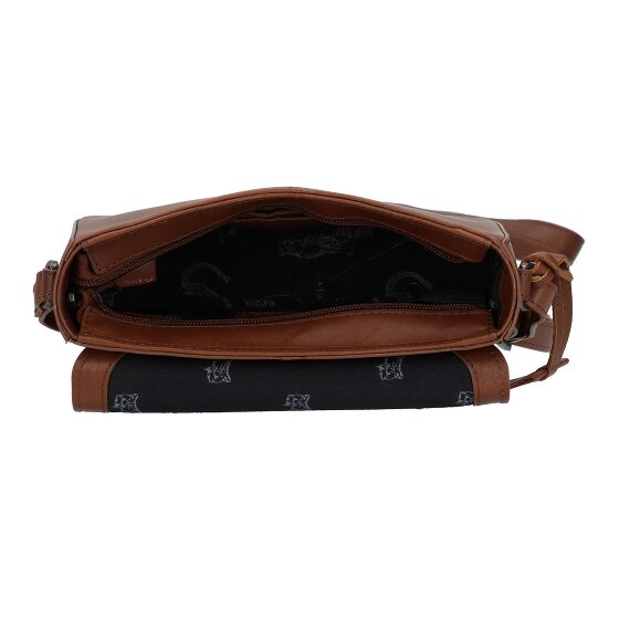 Burkely Nocturnal Nova Umhängetasche Leder 20 cm