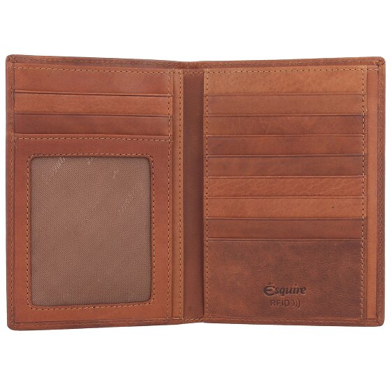 Esquire Dallas Geldbörse RFID Schutz Leder 11 cm