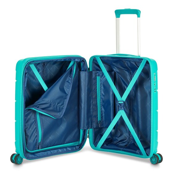 MODO by Roncato Starlight 3.0 4 Rollen Kabinentrolley 55 cm mit Dehnfalte