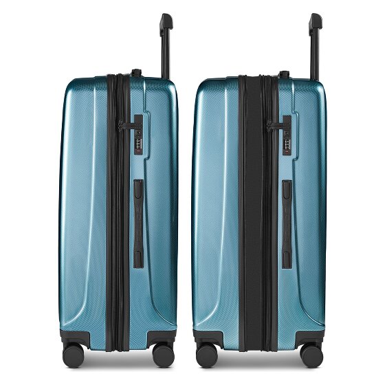 Police New York 4 Rollen Trolley L 72 cm mit Dehnfalte