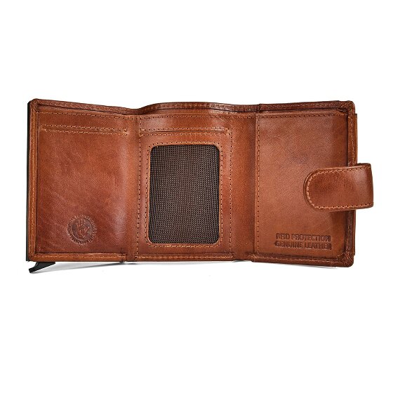 Greenburry Newport Geldbörse RFID Schutz Leder 9.5 cm