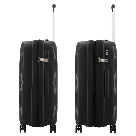 Gabol Infinity 4 Rollen Trolley 66 cm mit Dehnfalte