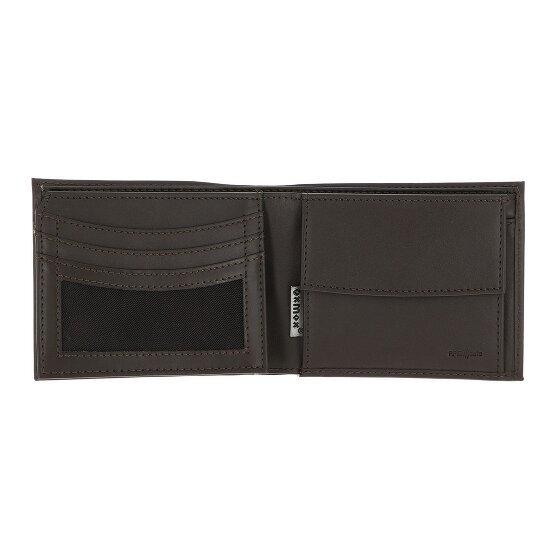 oxmox Leather Geldbörse RFID Schutz Leder 12 cm