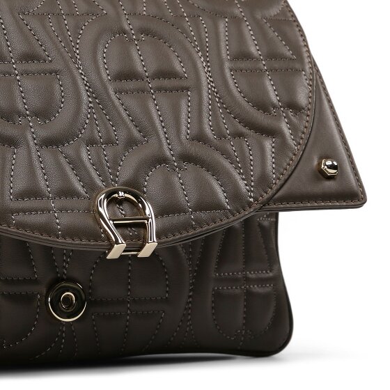 AIGNER Diadora Umhängetasche Leder 25 cm
