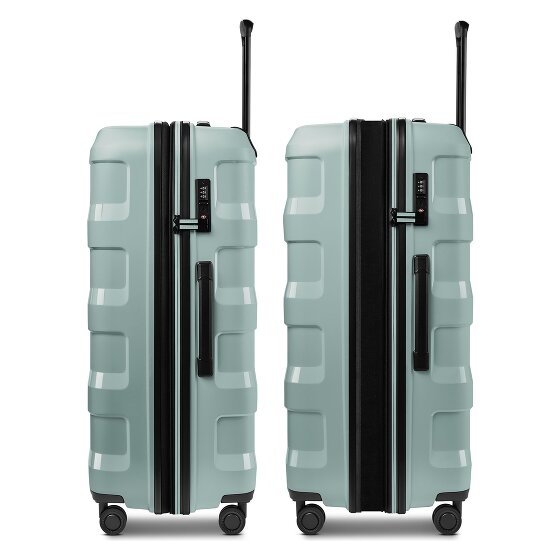 Redolz Pro PP 4 Rollen Trolley 77 cm mit Dehnfalte