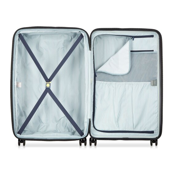 Delsey Paris Longitude 4 Rollen Trolley 81 cm mit Dehnfalte