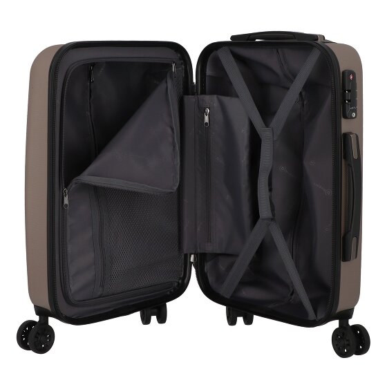 bugatti Lima 2.0 4-Rollen Kabinentrolley 55 cm mit Doppelrollen