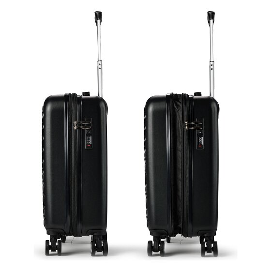 Benzi 5823 4 Rollen Kabinentrolley S 53 cm mit Dehnfalte