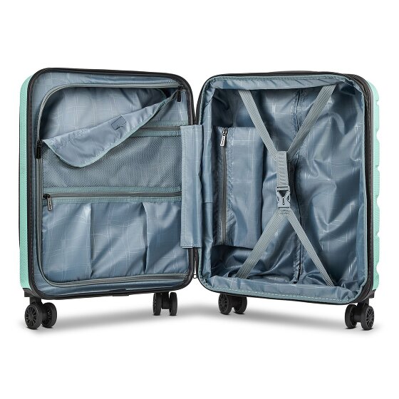 Franky Munich 4.0 4 Rollen Kabinentrolley 55 cm Laptopfach mit Dehnfalte