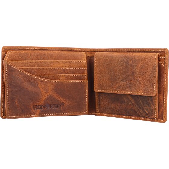 Greenburry Vintage Geldbörse Leder 12 cm