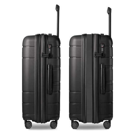 Redolz Essentials 11 4 Rollen Trolley 66 cm mit Dehnfalte