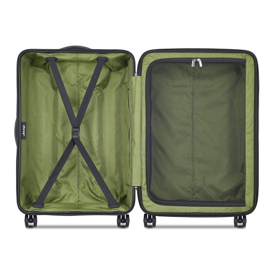 Jeep JH004C 4 Rollen Trolley 68 cm mit Dehnfalte