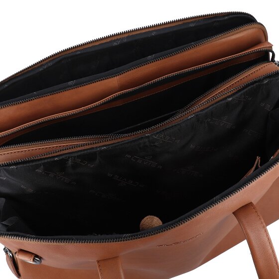 Plevier Hearst Aktentasche Leder 43 cm Laptopfach