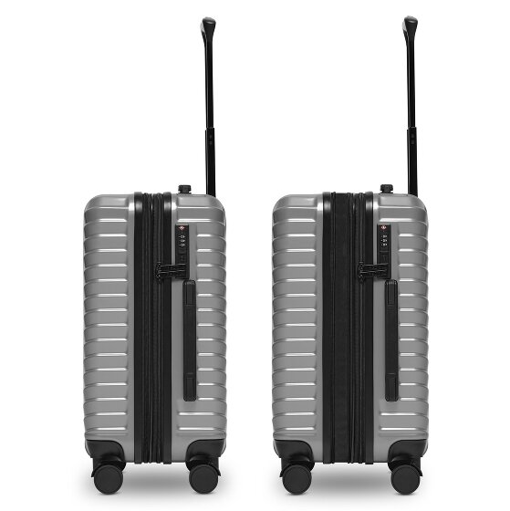 Redolz Essentials 18 4 Rollen Kabinentrolley 55 cm mit Dehnfalte