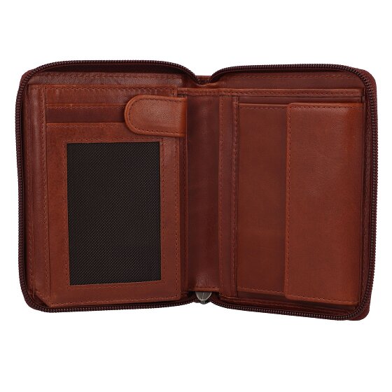 Greenburry Vintage Geldbörse RFID Schutz Leder 12.5 cm