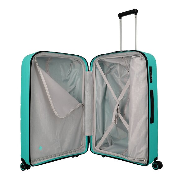 Travelite Burano 4 Rollen Kofferset 3-teilig mit Dehnfalte