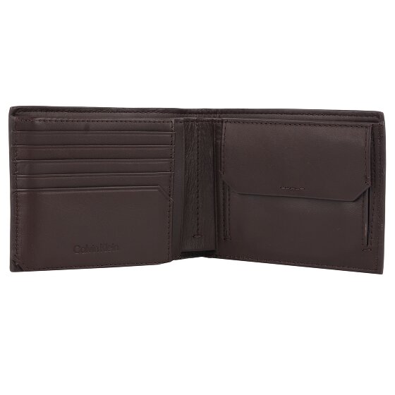 Calvin Klein Metal CK Geldbörse RFID Schutz Leder 13 cm