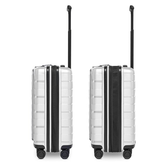 Bergpfeil Travel 4 Rollen Kabinentrolley 55 cm Laptopfach mit Dehnfalte