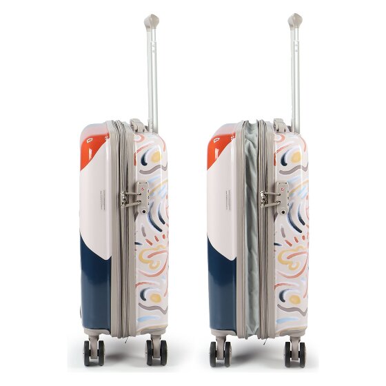 Anekke Eikon 4 Rollen Kabinentrolley 55 cm mit Dehnfalte