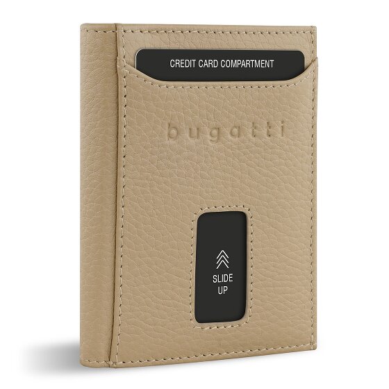 bugatti Secure Slim Geldbörse RFID Schutz Leder 8 cm