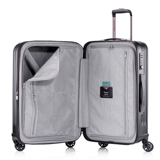 Pack Easy Genius 4 Rollen Trolley M 66 cm mit Dehnfalte