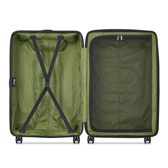 Jeep JH004C 4 Rollen Trolley 80 cm mit Dehnfalte