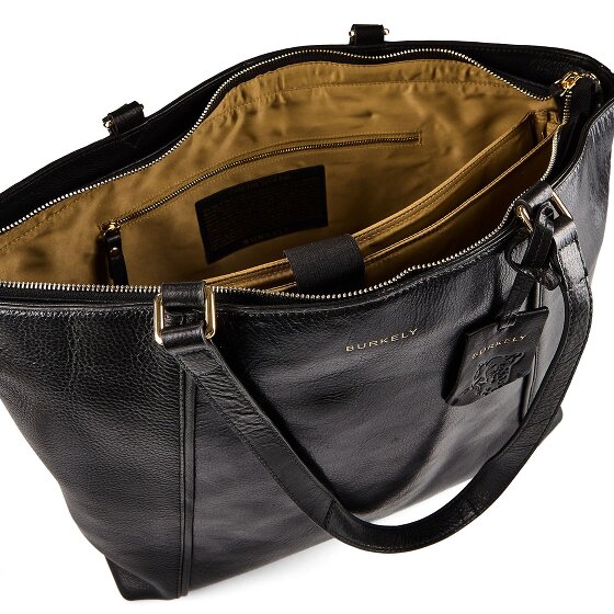 Burkely Fine Florence Shopper Tasche Leder 37 cm Laptopfach