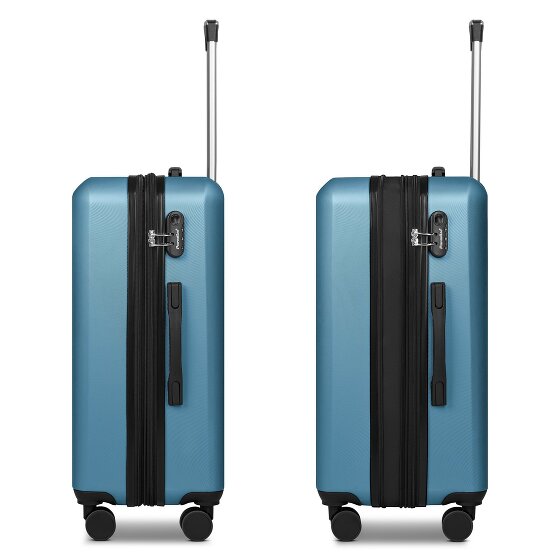 Check.In Paradise 2.0 4 Rollen Trolley M 68 cm mit Dehnfalte