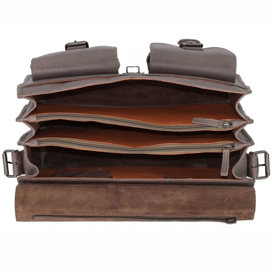 Greenland Nature Nature Aktentasche Leder  40 cm