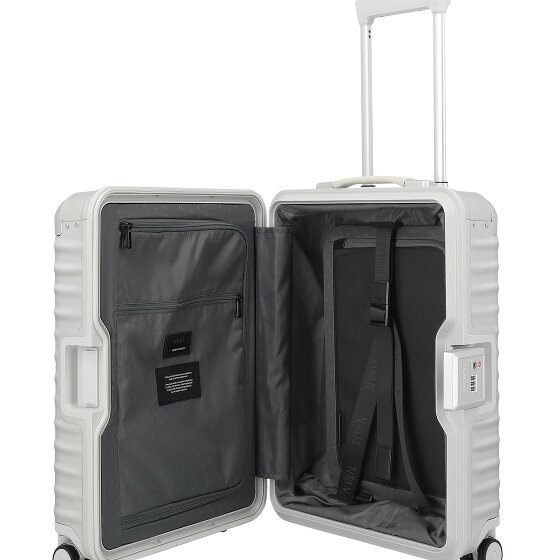 Titan Eternity 4-Rollen Kabinentrolley S Aluminium 55 cm