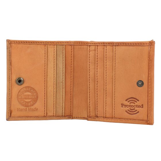 Greenland Nature GreenLand NATURE Geldbörse RFID Schutz Leder 10 cm