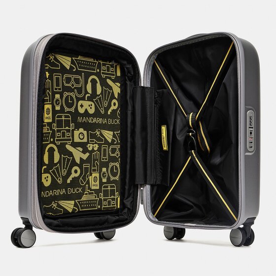 Mandarina Duck Logoduck 4-Rollen Kabinentrolley 55 cm