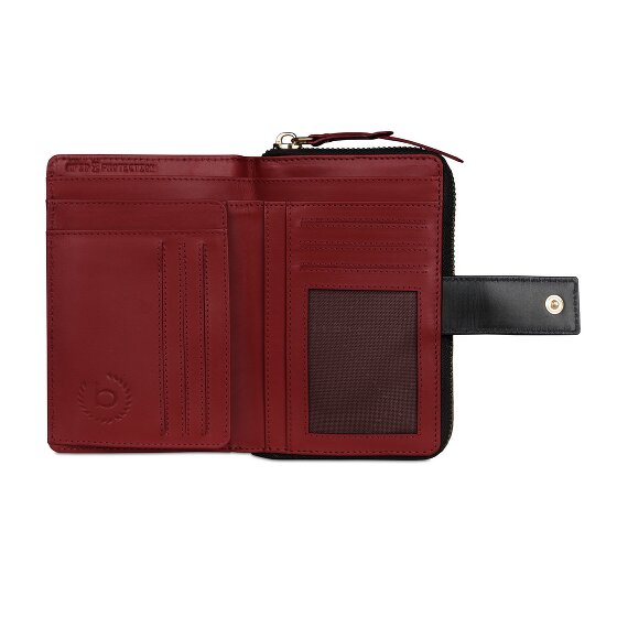 bugatti Viola Geldbörse RFID Schutz Leder 14 cm