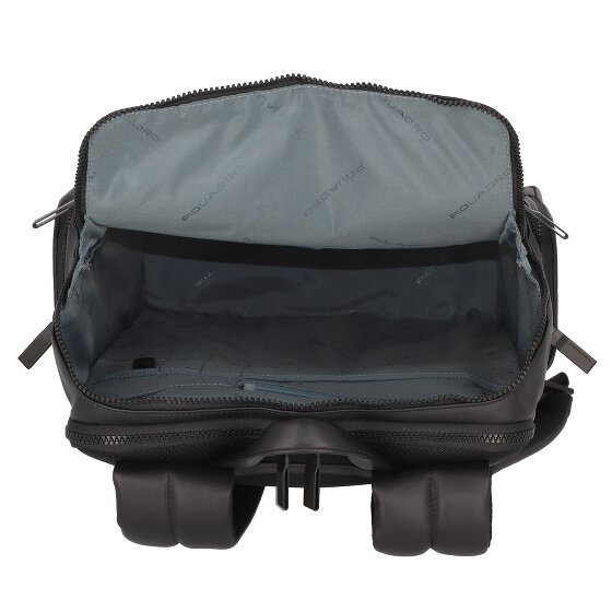 Piquadro Finn Business-Rucksack Leder 43 cm Laptopfach