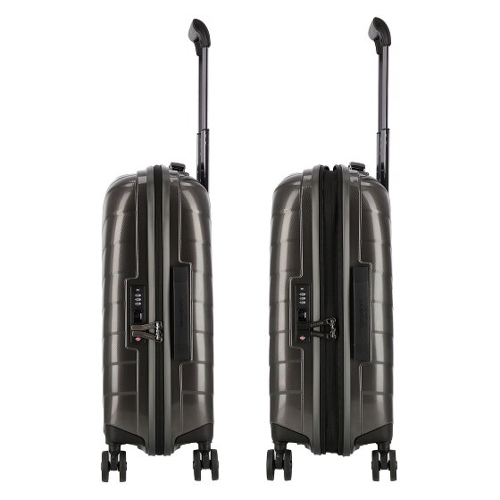 Samsonite Attrix 4 Rollen Kabinentrolley 55 cm mit Dehnfalte