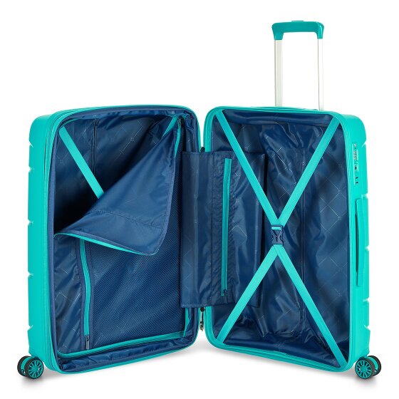 MODO by Roncato Starlight 3.0 4 Rollen Trolley 66 cm mit Dehnfalte