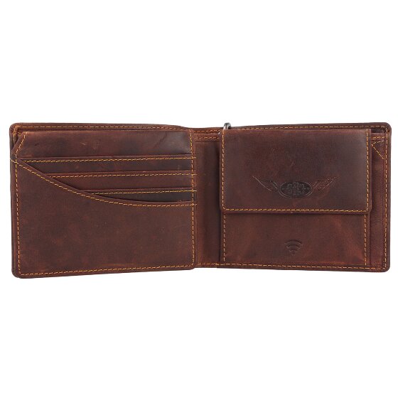 Greenburry Racing Collection Darlington Geldbörse RFID Leder 12 cm
