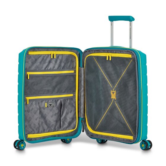 Roncato B-Flying Move 4 Rollen Kabinentrolley 55 cm mit Dehnfalte