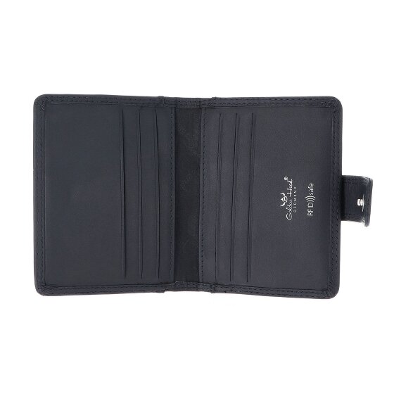 Golden Head Polo Kreditkartenetui RFID Schutz Leder 8 cm