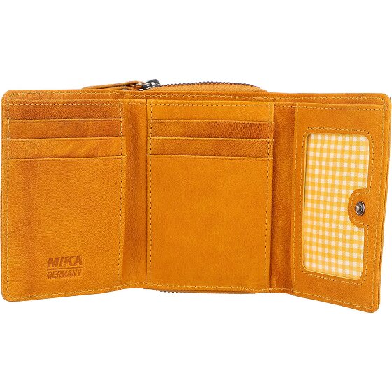 Mika Geldbörse Leder 11 cm