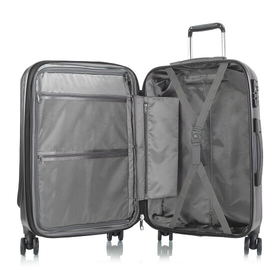 Heys Vantage 4 Rollen Trolley M 66 cm mit Dehnfalte