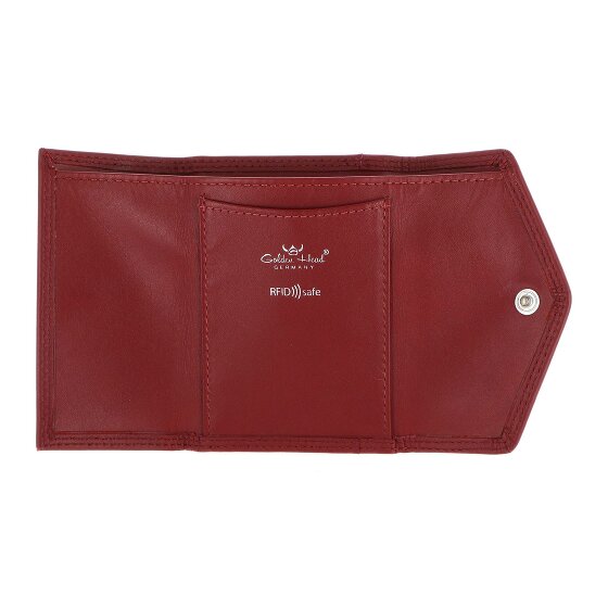 Golden Head Polo Geldbörse RFID Schutz Leder 10 cm