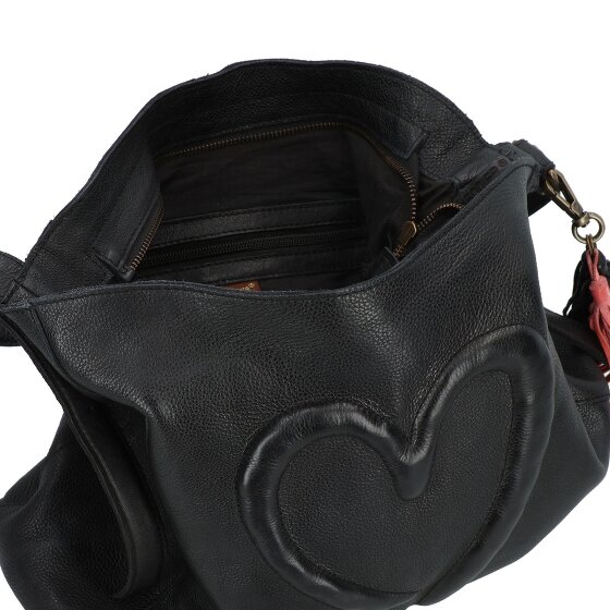 Taschendieb Wien Herzweg Schultertasche Leder 40 cm