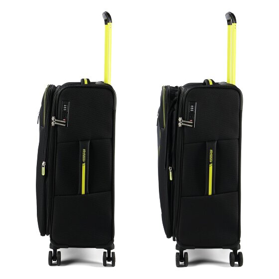 American Tourister Aktivus 4 Rollen Kofferset 3-teilig mit Dehnfalte